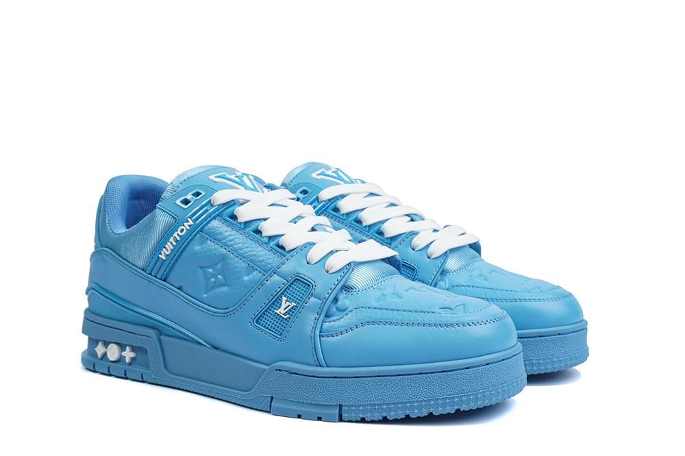 PK god Louis Vuitton LV Trainer ALL BLUE retail materials ready to ship